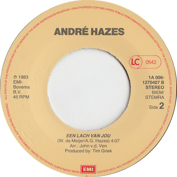 André Hazes - Zondag