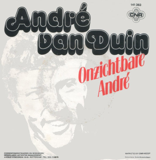 André van Duin - Onzichtbare Andre Vinyl Singles Vinyl Very Good (VG) <br> Hoes Good Plus (G+)
