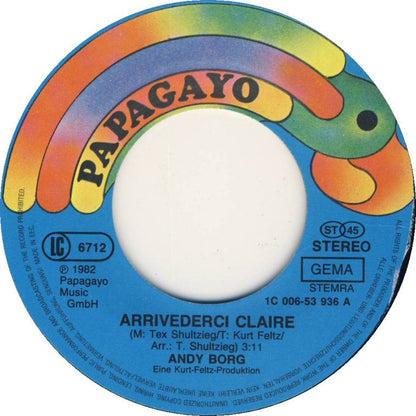 Andy Borg - Arrivederci Claire 00930 Vinyl Singles JUKEBOXSINGLES.NL