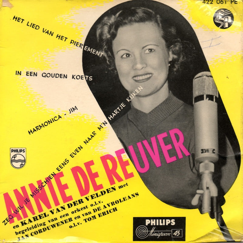 Annie de Reuver En Karel van der Velden - Het Lied Van Het Pierement Vinyl Singles EP Vinyl Very Good (VG) <br> Hoes Good Plus (G+)