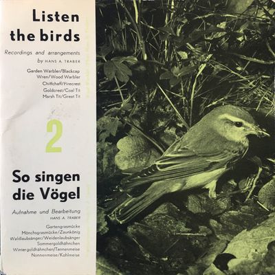 Hans A. Traber - Listen The Birds 2 = So Singen Die Vögel 2 Vinyl Singles Vinyl Zeer Goed / Hoesje Goed "VINYLSINGLES.NL"