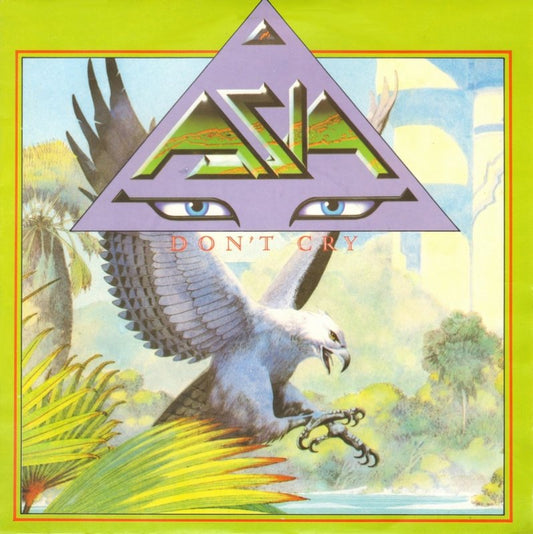 Asia - Don't Cry Vinyl Singles Vinyl Very Good (VG) <br> Hoes Good Plus (G+)