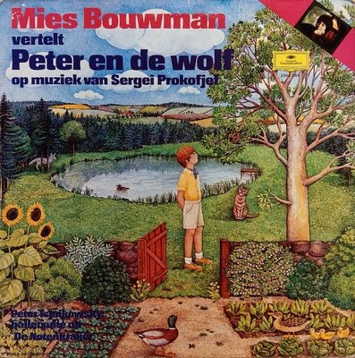 Mies Bouwman - Mies Bouwman Vertelt Peter En de Wolf (LP)