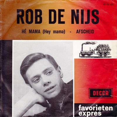 Rob de Nijs - Hé Mama (Hey Mama) Vinyl Singles Vinyl Zeer Goed / Hoesje Redelijk "VINYLSINGLES.NL"