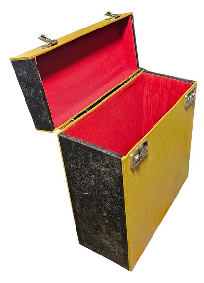 LP Koffer - Geel Goede Staat