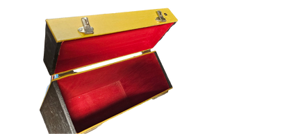 LP Koffer - Geel Goede Staat