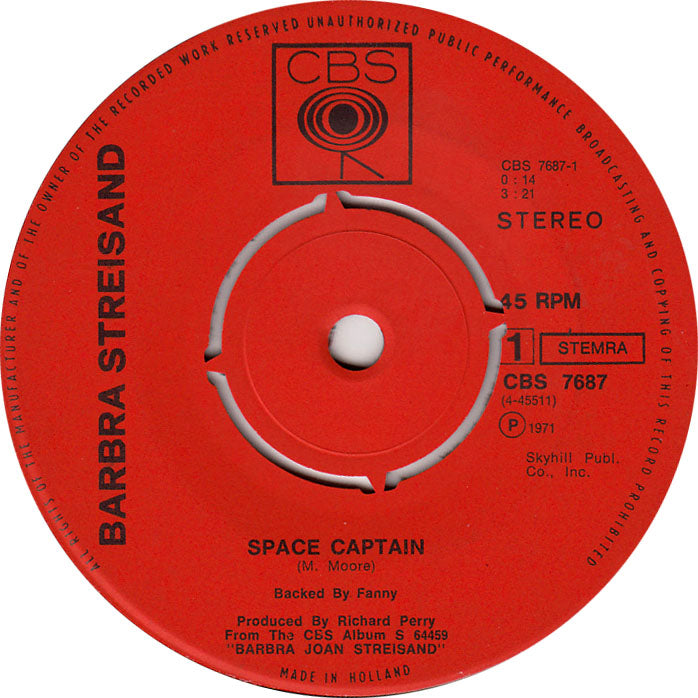 Barbra Streisand - Space Captain