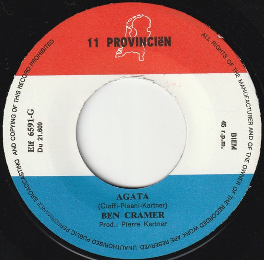 Ben Cramer - Agatha 10534 Vinyl Singles VINYLSINGLES.NL