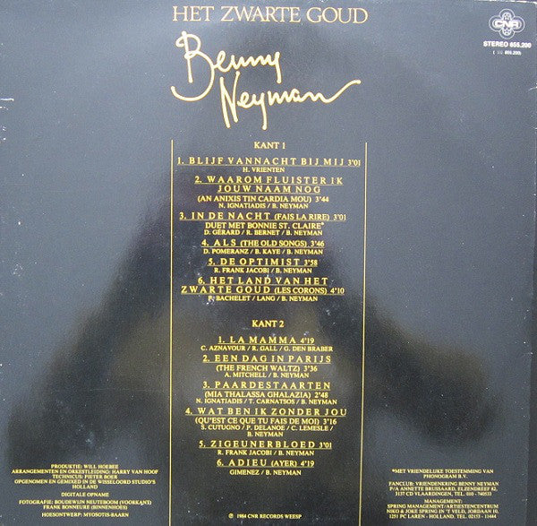 Benny Neyman - Het Zwarte Goud (LP) 46554 Vinyl LP VINYLSINGELS.NL