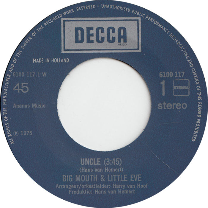 Big Mouth & Little Eve - Uncle