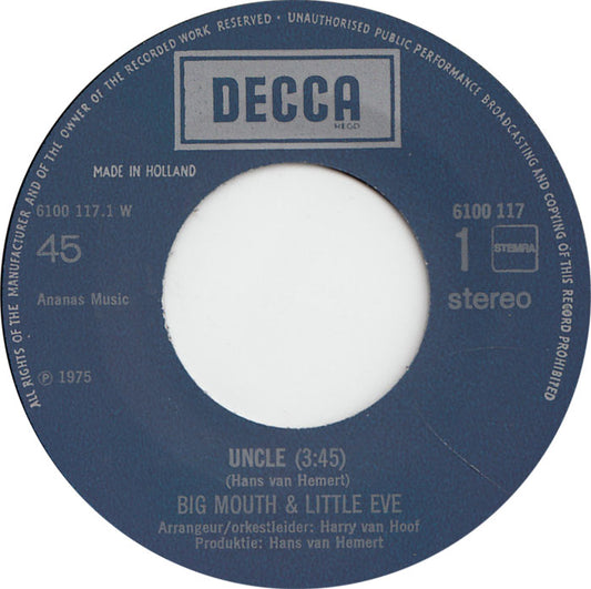 Big Mouth & Little Eve - Uncle