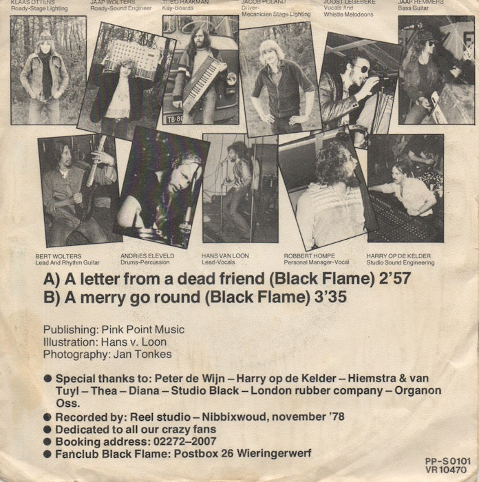 Black Flame - A Letter From A Dead Friend