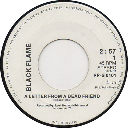 Black Flame - A Letter From A Dead Friend