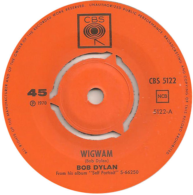 Bob Dylan - Wigwam
