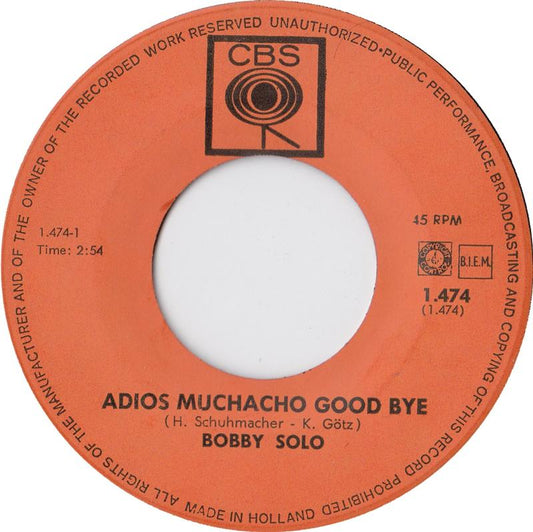 Bobby Solo - Adios Muchacho Good Bye