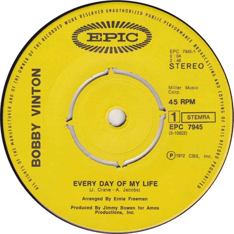 Bobby Vinton - Jeden Tag meines Lebens 00158