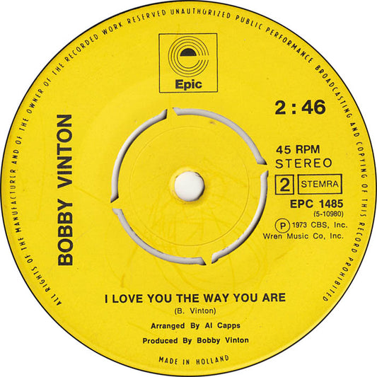 Bobby Vinton - Hurt