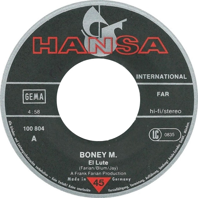 Boney M. - El Lute