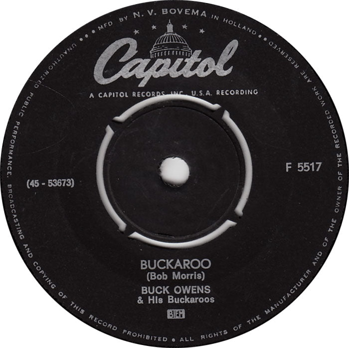 Buck Owens And His Buckaroos - Buckaroo 37443 Vinyl Singles Goede Staat