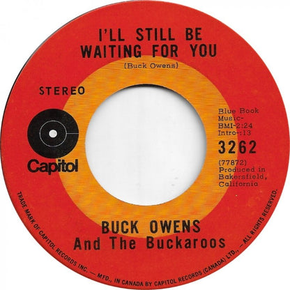 Buck Owens - I'll Still Be Waiting For You Vinyl Singles Vinyl (VG) <br> Hoes Generic