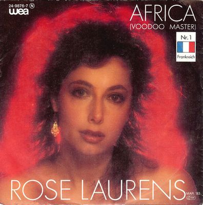 Rose Laurens - Africa (Voodoo Master) Vinyl Singles Media: VG <br>Hoes: G+