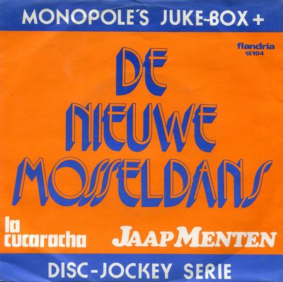 Jaap Menten - De Nieuwe Mosseldans Vinyl Singles Vinyl Zeer Goed / Hoesje Goed "VINYLSINGLES.NL"