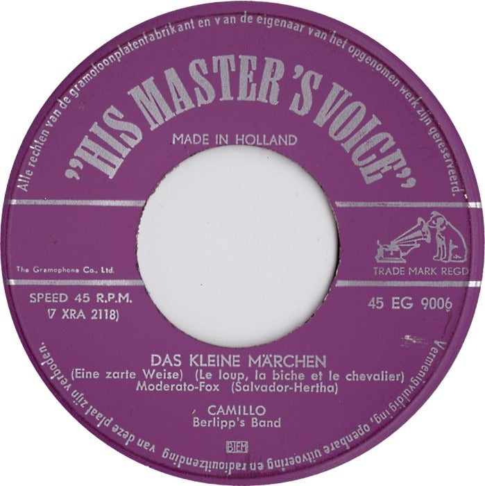 Camillo - Sag Warum Vinyl Singles Vinyl Very Good (VG) <br> Hoes Generic