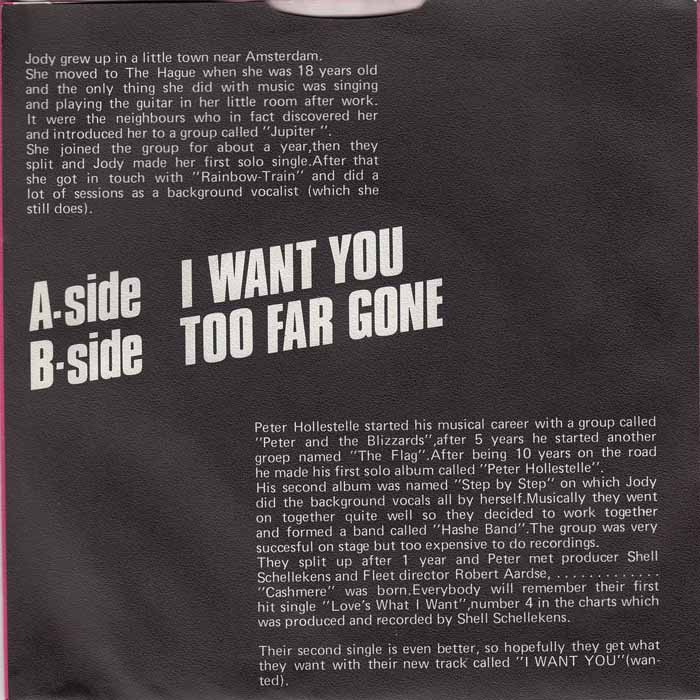 Cashmere - I Want You