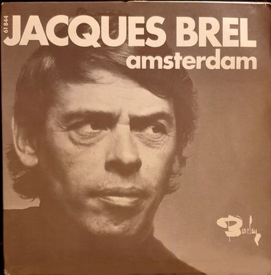 Jacques Brel - Amsterdam Vinyl Singles Vinyl (VG) <br> Hoes (G+)