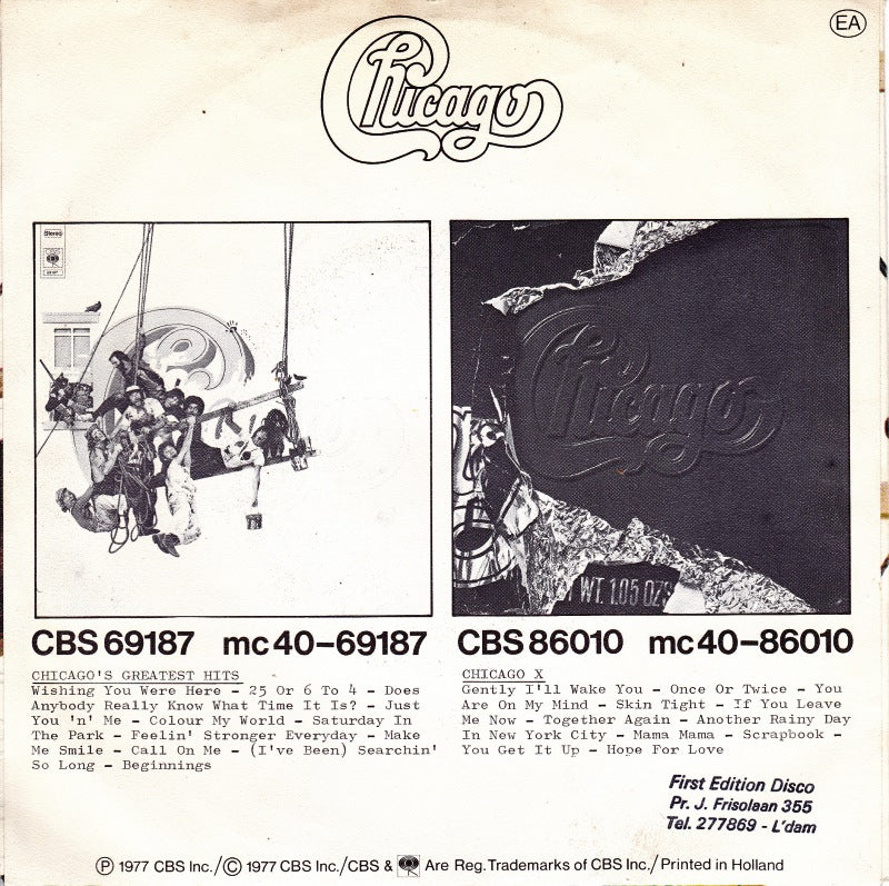Chicago - Wishing You Were Here