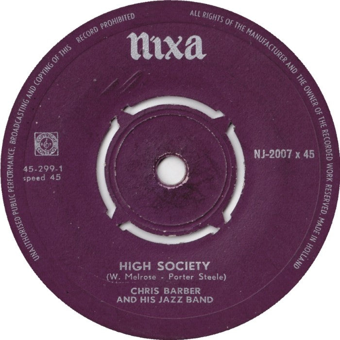 Chris Barber's Jazz Band - High Society