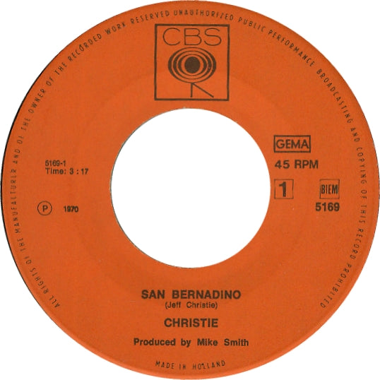 Christie - San Bernadino