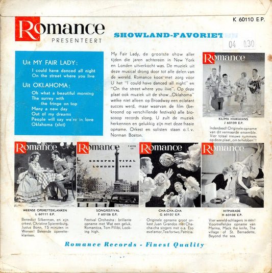 Christine Spierenburg, Bert Robbe - Showland Favorieten