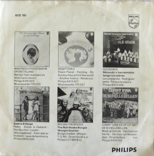 Ciska Peters - Geef Mij Je Hand Vinyl Singles Vinyl Zeer Goed / Hoesje Goed "VINYLSINGLES.NL"