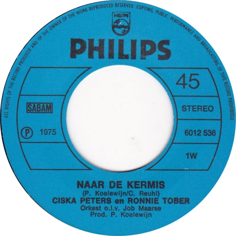 Ciska Peters en Ronnie Tober - Naar De Kermis