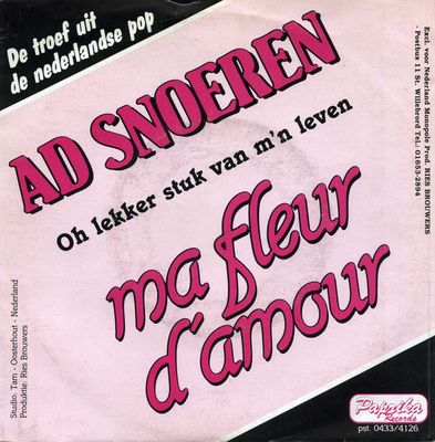 Ad Snoeren - Ma Fleur D'amour
