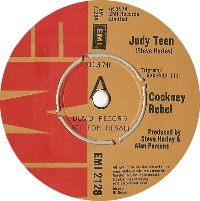 Cockney Rebel - Judy Teen 39218 Vinyl Singles Hoes: Generic