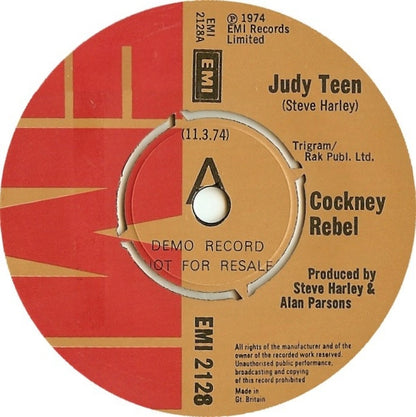 Cockney Rebel - Judy Teen 39218 Vinyl Singles Hoes: Generic