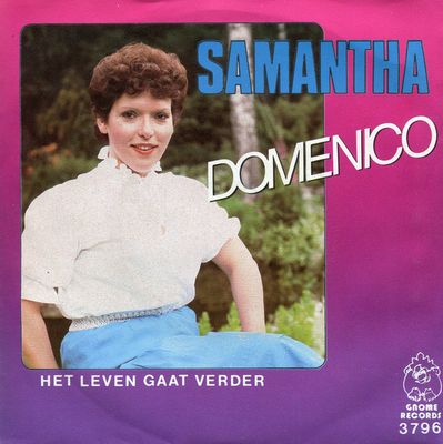 Samantha - Domenico Vinyl Zeer Goed / Hoesje Slecht "VINYLSINGLES.NL"