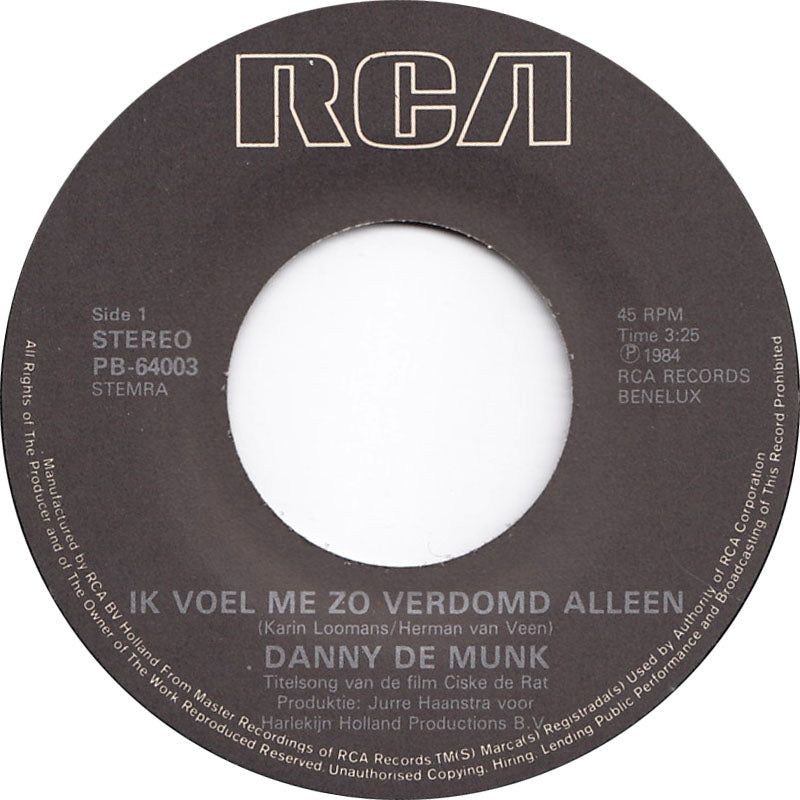 Danny de Munk - Ik Voel Me Zo Verdomd Alleen