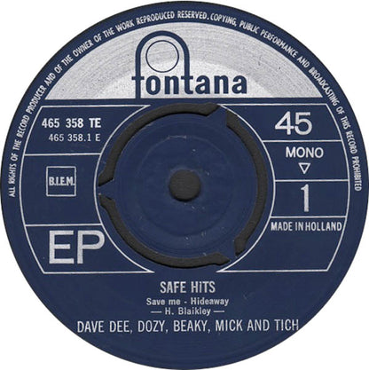 Dave Dee, Dozy, Beaky, Mick & Tich - Save Hits (EP) 34073 Vinyl Singles EP Goede Staat