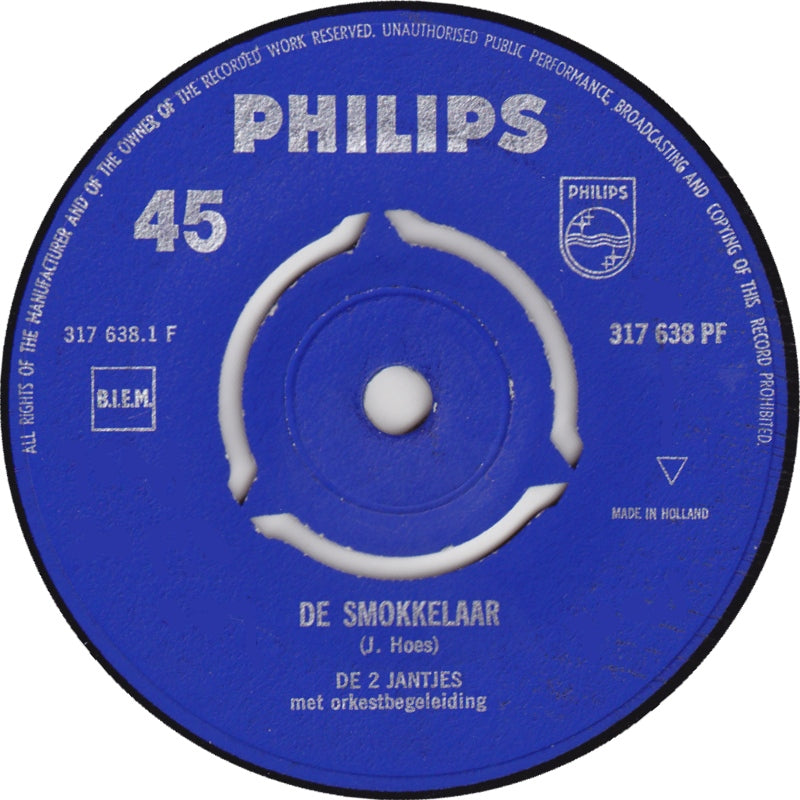 2 Jantjes - Smokkelaar Vinyl Singles Vinyl Very Good (VG) <br> Hoes Generic