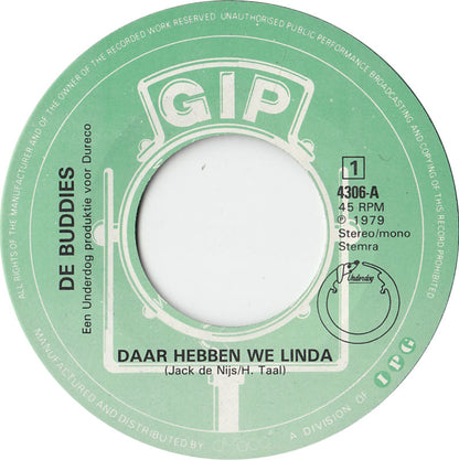 Buddies - Daar Hebben We Linda 17444 Vinyl Singles VINYLSINGLES.NL