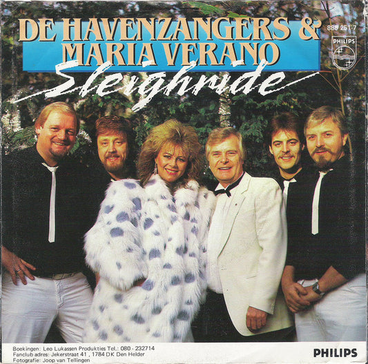 Havenzangers & Maria Verano - Sleighri Vinyl Singles Vinyl Zeer Goed / Hoesje Goed "VINYLSINGLES.NL"