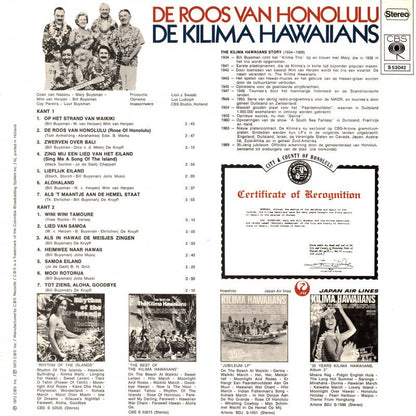 Kilima Hawaiians - De Roos Van Honolulu (LP) 46125 Vinyl LP VINYLSINGELS.NL