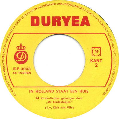 Lenteklokjes - In Holland Staat Een Huis Vinyl Singles Vinyl Goed / Hoes Generic