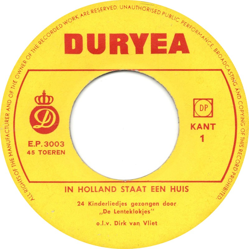 Lenteklokjes - In Holland Staat Een Huis Vinyl Singles Vinyl Goed / Hoes Generic