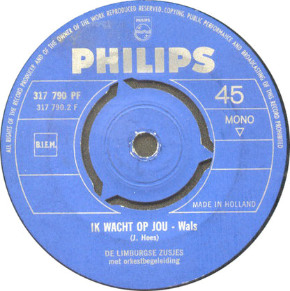 Limburgse Zusjes - Boerinnekes Dans Vinyl Singles Vinyl Very Good (VG) <br> Hoes Generic