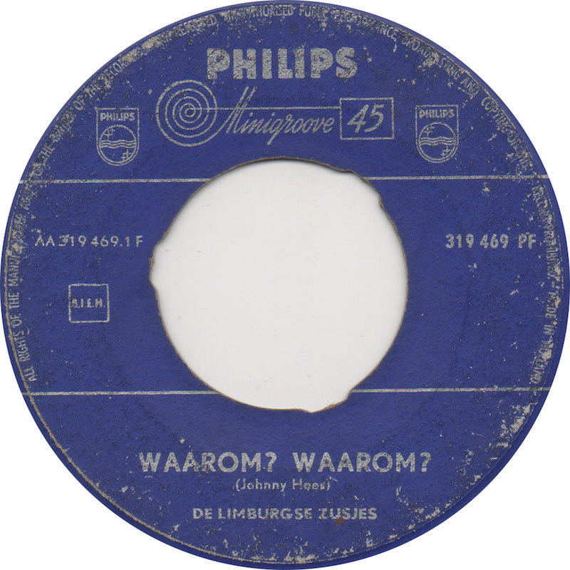 Limburgse Zusjes - Waarom? Waarom? 24842 Vinyl Singles Goede Staat