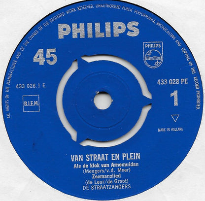 Straatzangers - Van Straat En Plein (EP) 10504 Vinyl Singles EP Hoes: Generic